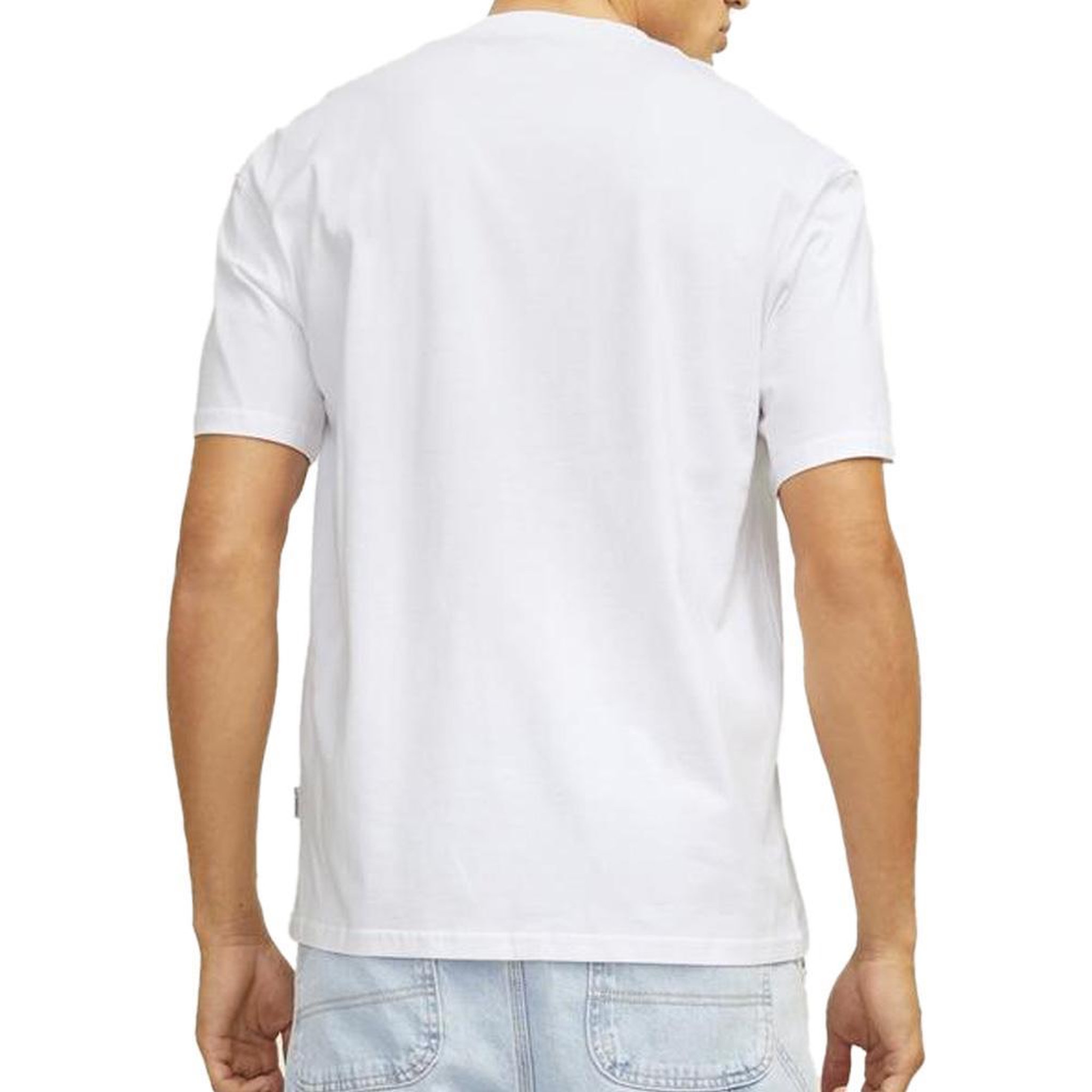 Voir la diapositive 2 : Jack & Jones T-shirt Blanc Homme Jack & Jones Jorportland