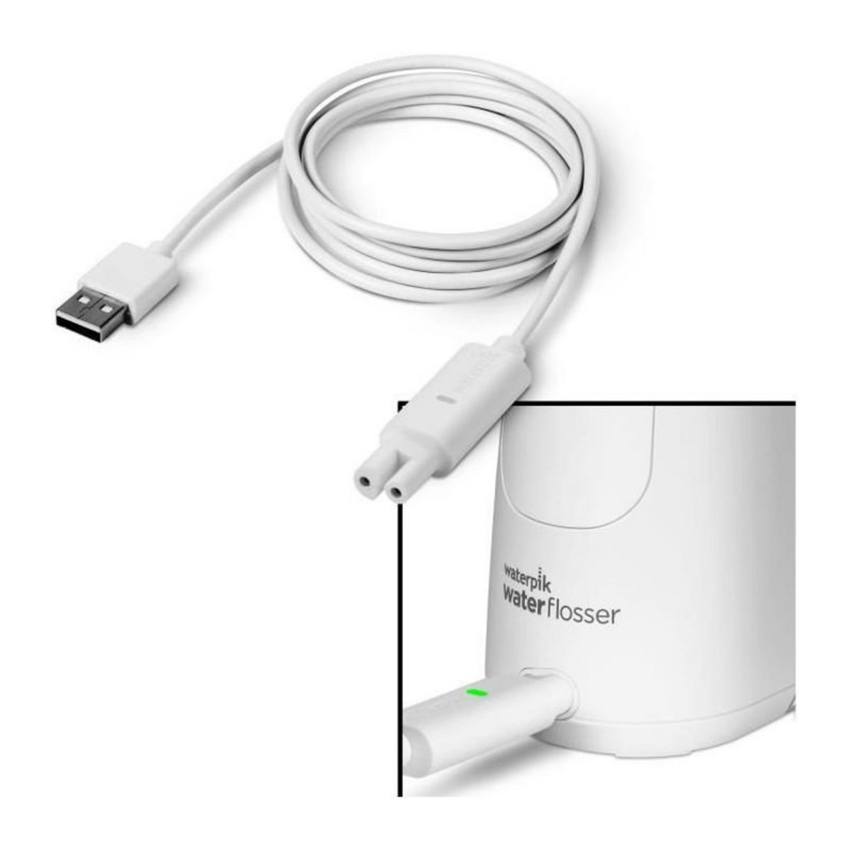 Waterpik Jet Dentaire - WATERPIK - WF-13 Pearl - Blanc - Sans fil - Rechargeable - 2 Niveaux de pression - 4 Embouts