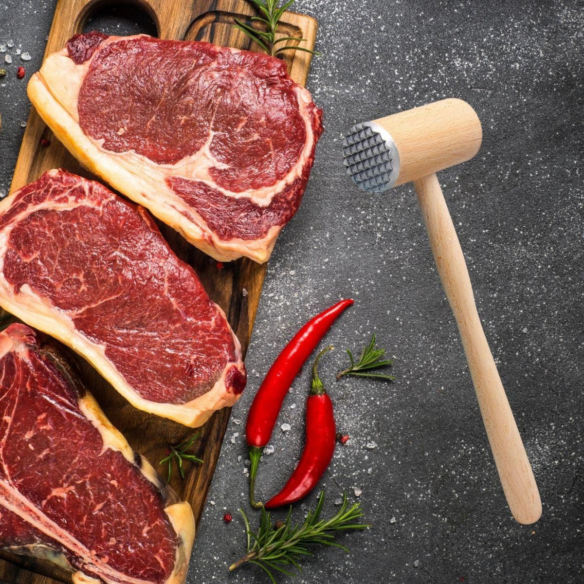 Fackelmann Attendrisseur à viande en bois Fackelmann Wood Edition