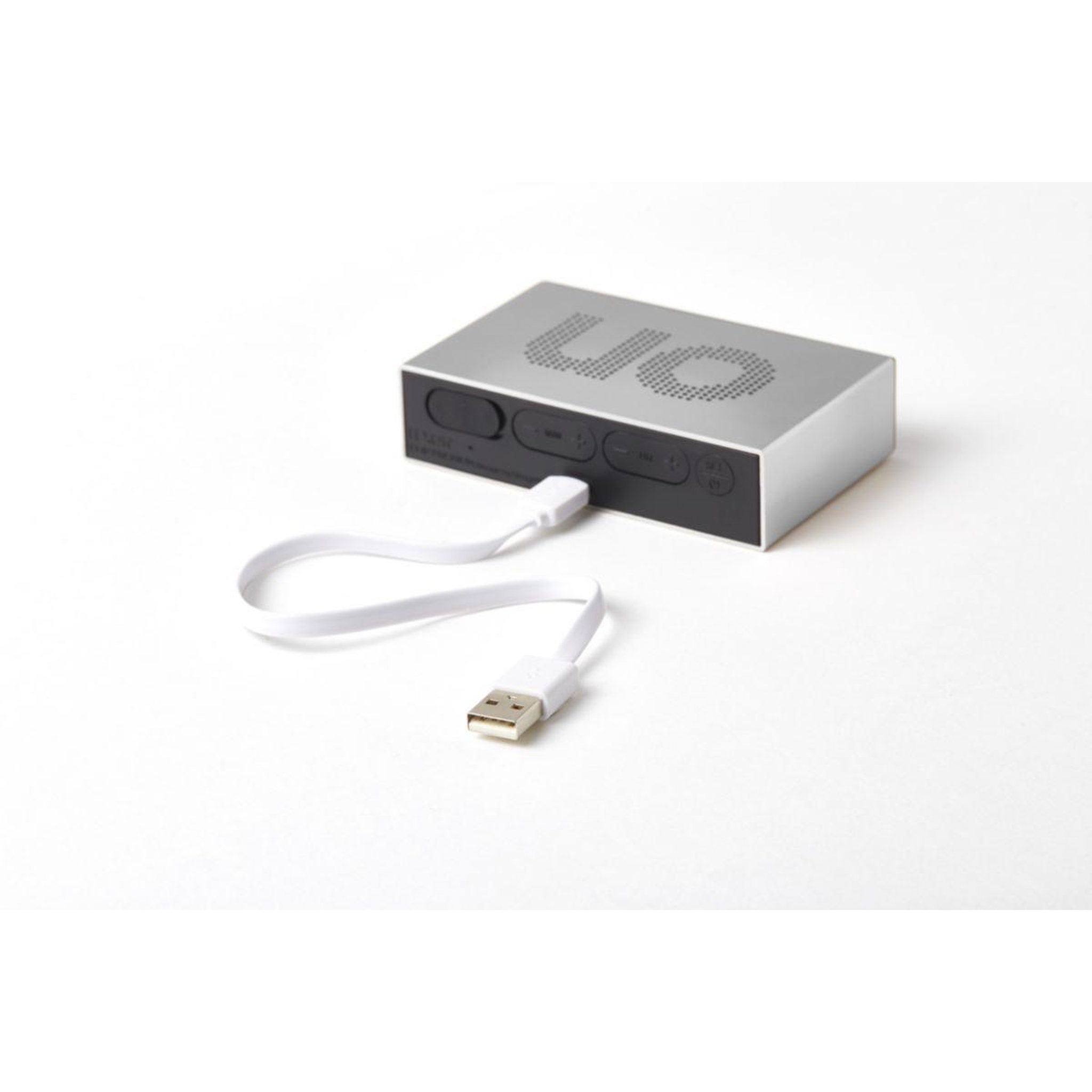 Voir la diapositive 3 : LEXON Réveil flip premium rechargeable aluminium