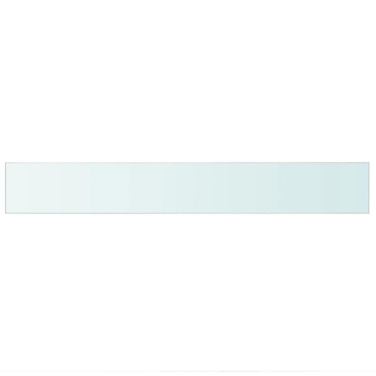 VIDAXL Panneau d'etagere Verre transparent 90 x 12 cm