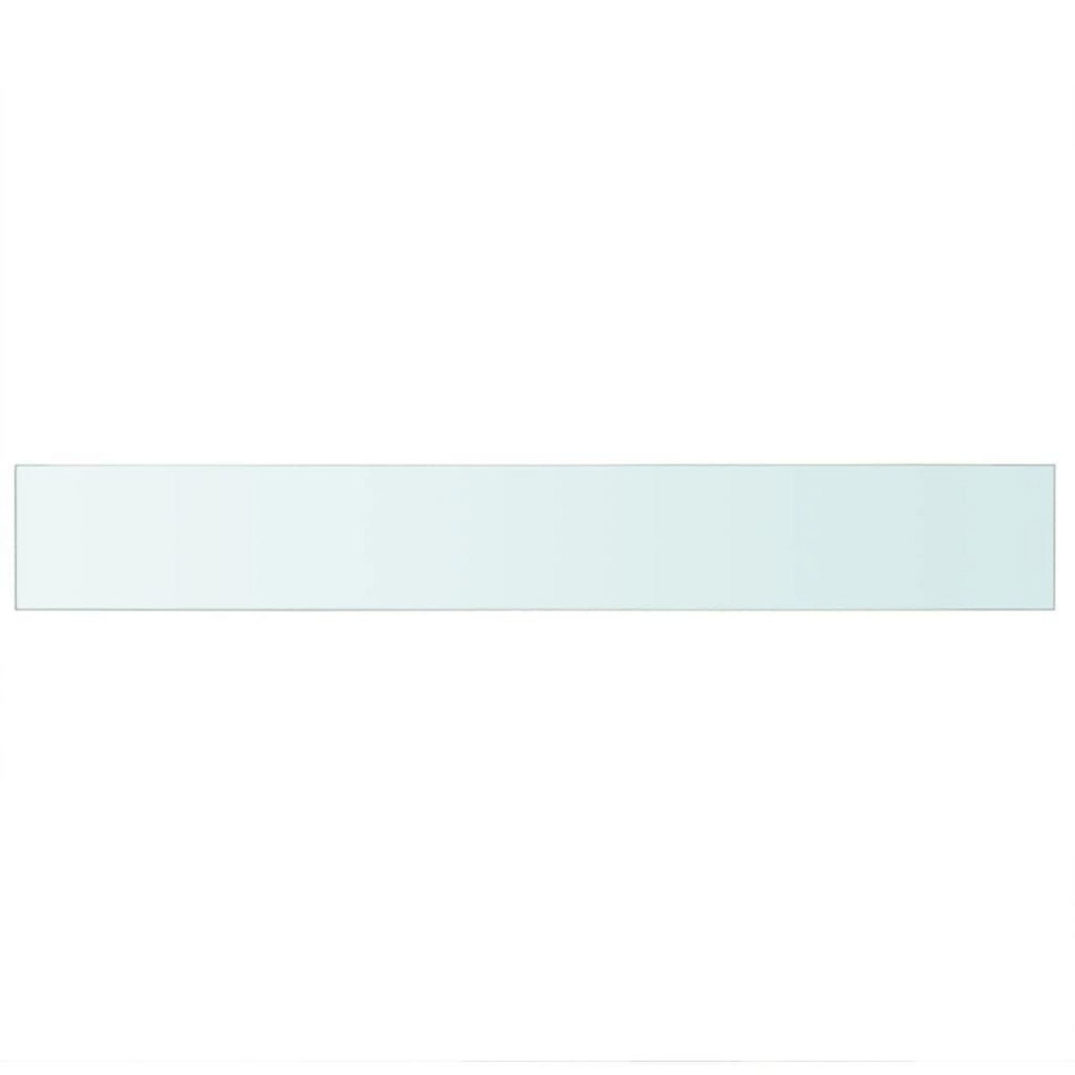 VIDAXL Panneau d'etagere Verre transparent 90 x 12 cm