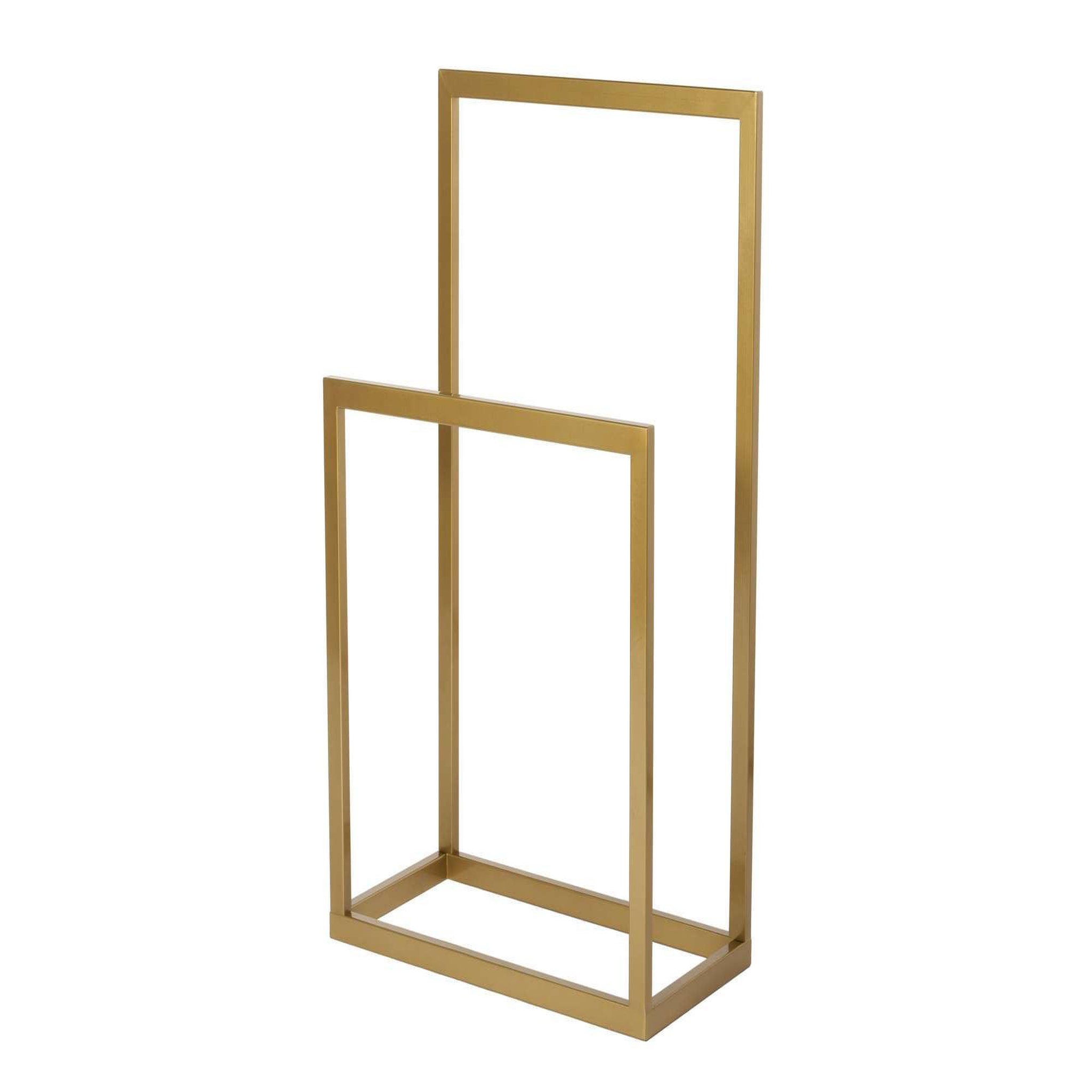 Habitat et Jardin Porte-serviettes en métal  gediz  - 25 x 60 x 90 cm - or