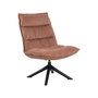 Voir la diapositive 2 : LISA DESIGN Mellow - fauteuil pivotant - en tissu - pieds en acier