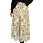 LES TROPEZIENNES Jupe  ongue  Paisley Femme  es Tropéziennes Girelle. Coloris disponibles : Jaune