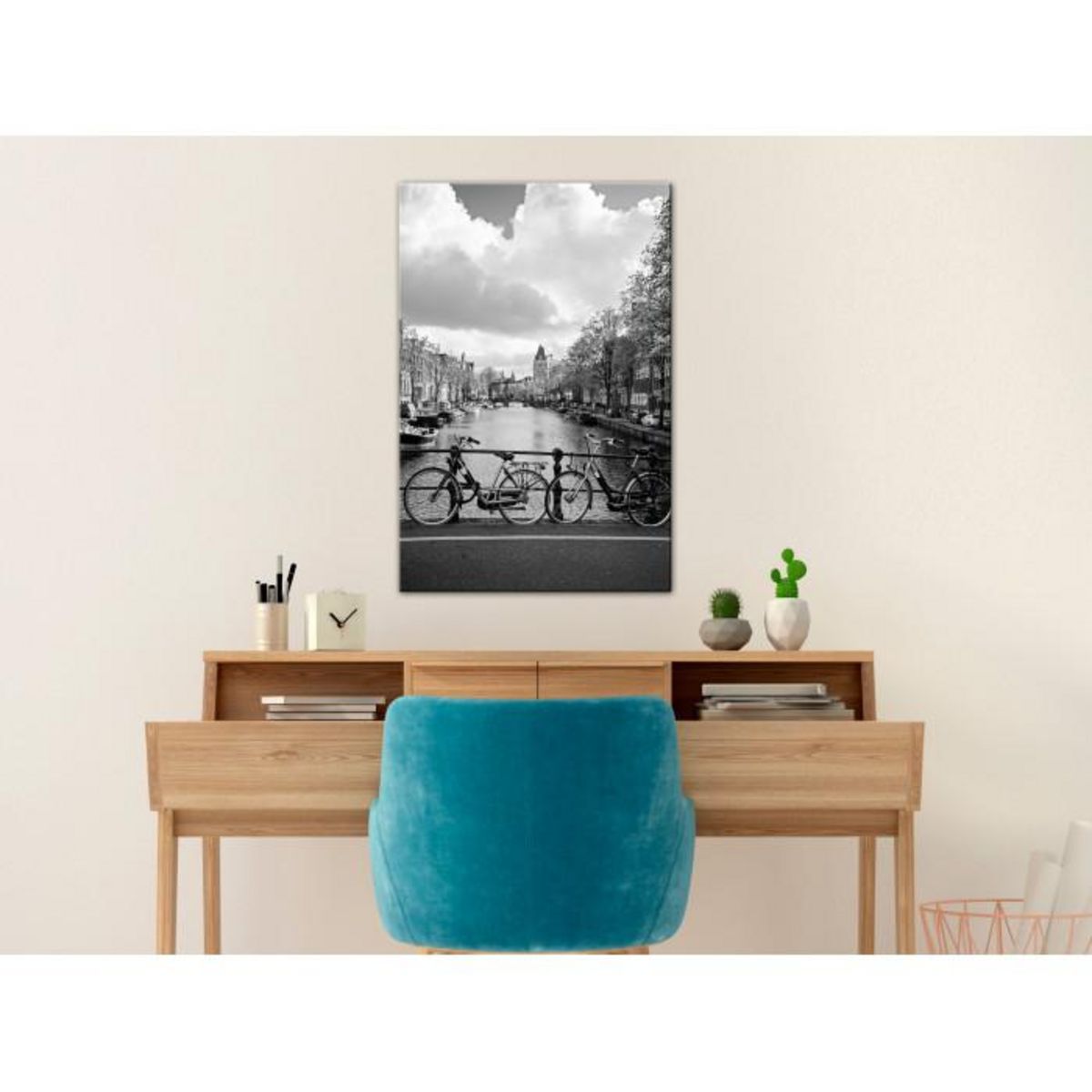 Paris Prix Tableau Imprimé  Bikes on Bridge