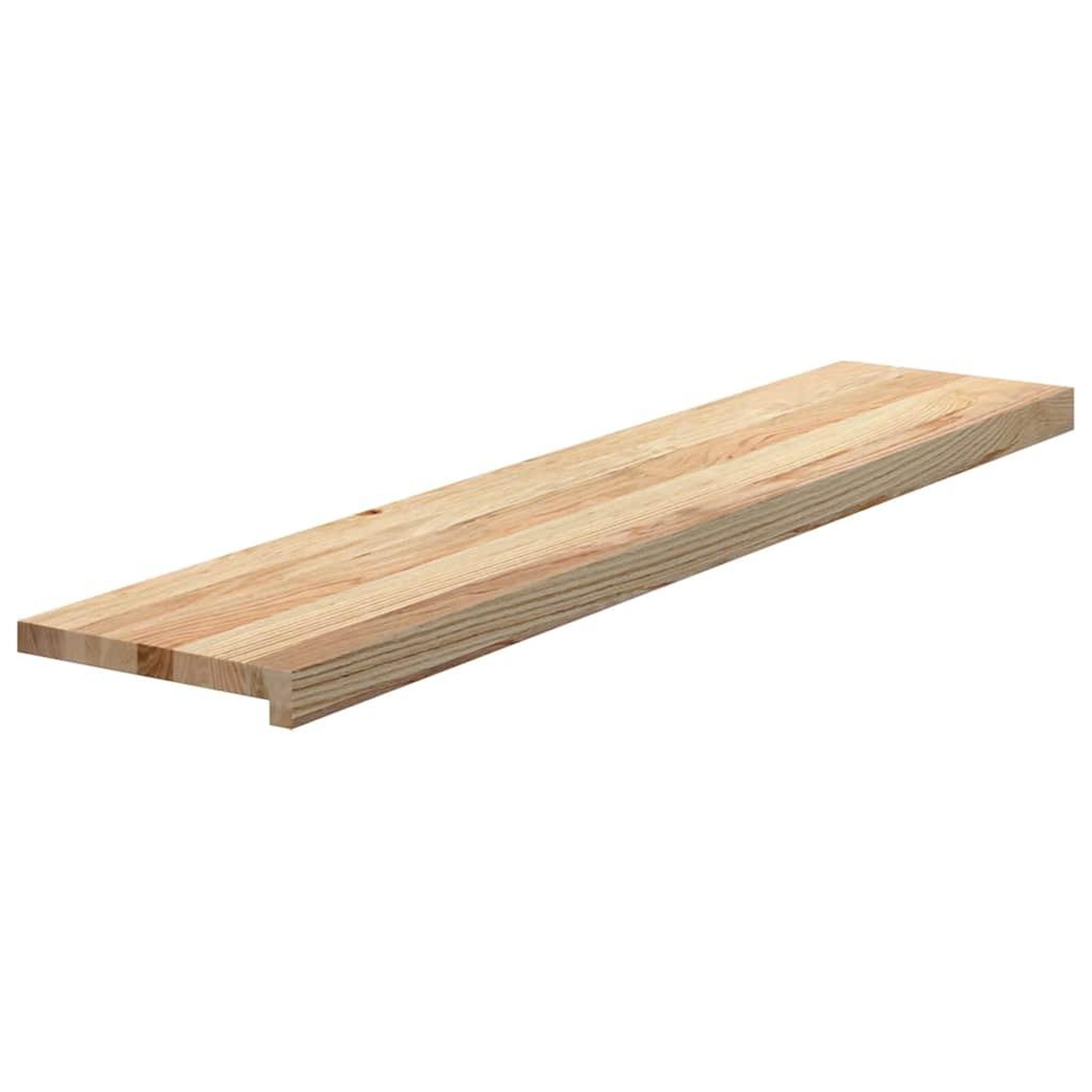 Voir la diapositive 3 : VIDAXL Marches d'escalier 4pcs non traite 120x25x2cm bois chene massif