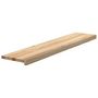 Voir la diapositive 3 : VIDAXL Marches d'escalier 4pcs non traite 120x25x2cm bois chene massif