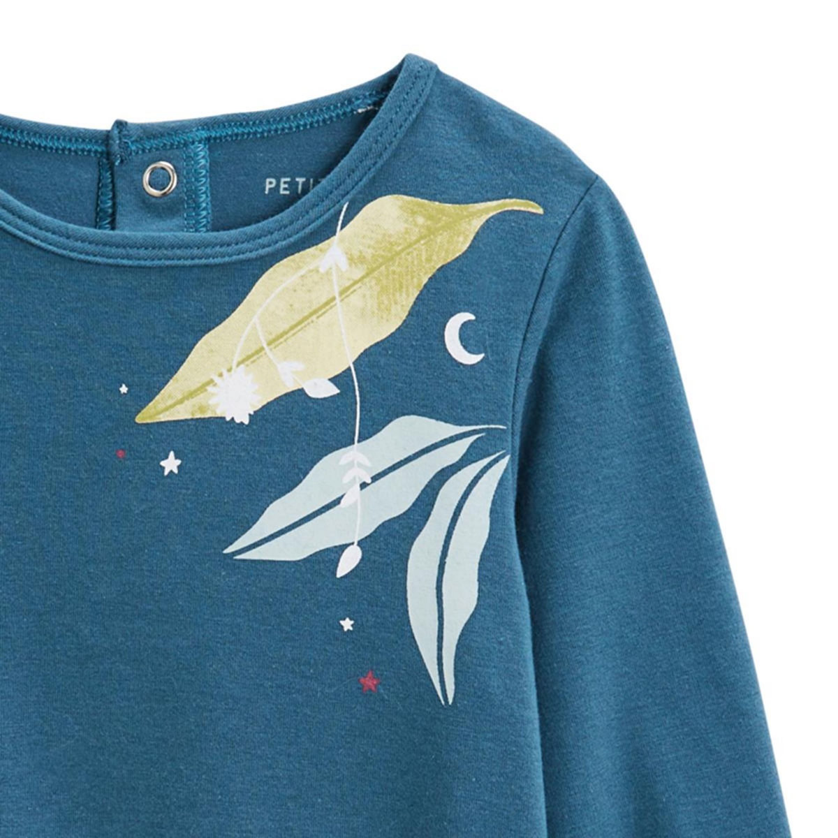 Petit Béguin Lot de 2 t-shirts enfant manches longues Bianca