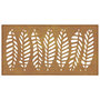 Voir la diapositive 5 : VIDAXL Decoration murale jardin 105x55 cm acier corten design feuille