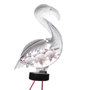 Voir la diapositive 3 :  Flamant rose solaire 3 LED blanches