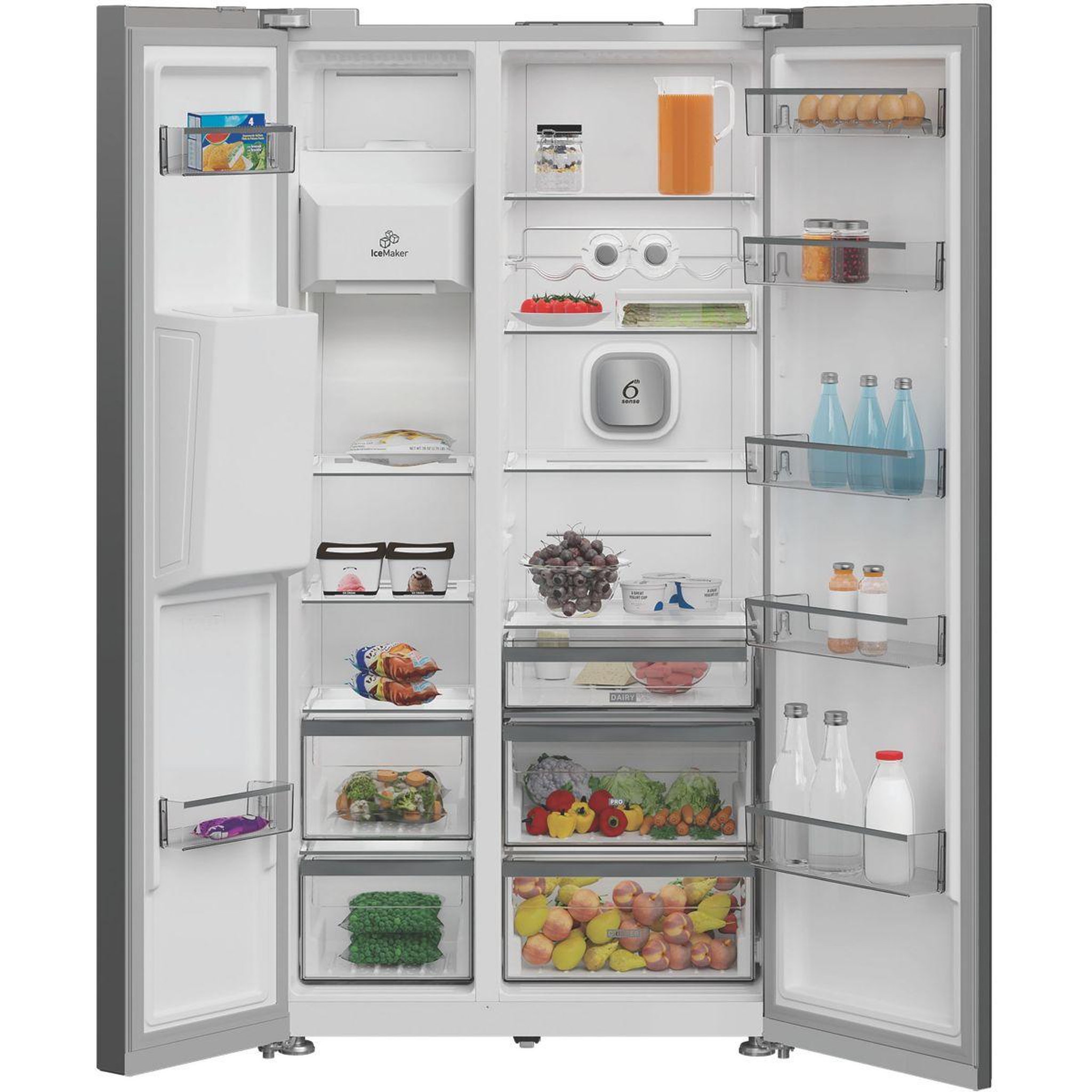 Voir la diapositive 4 : Whirlpool Réfrigérateur américain whg26574wx5e