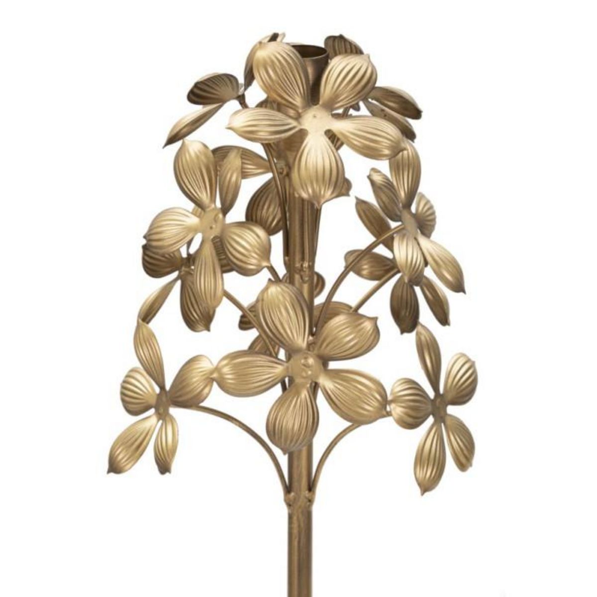 Paris Prix Bougeoir Design en Métal  Flowy  118cm Or