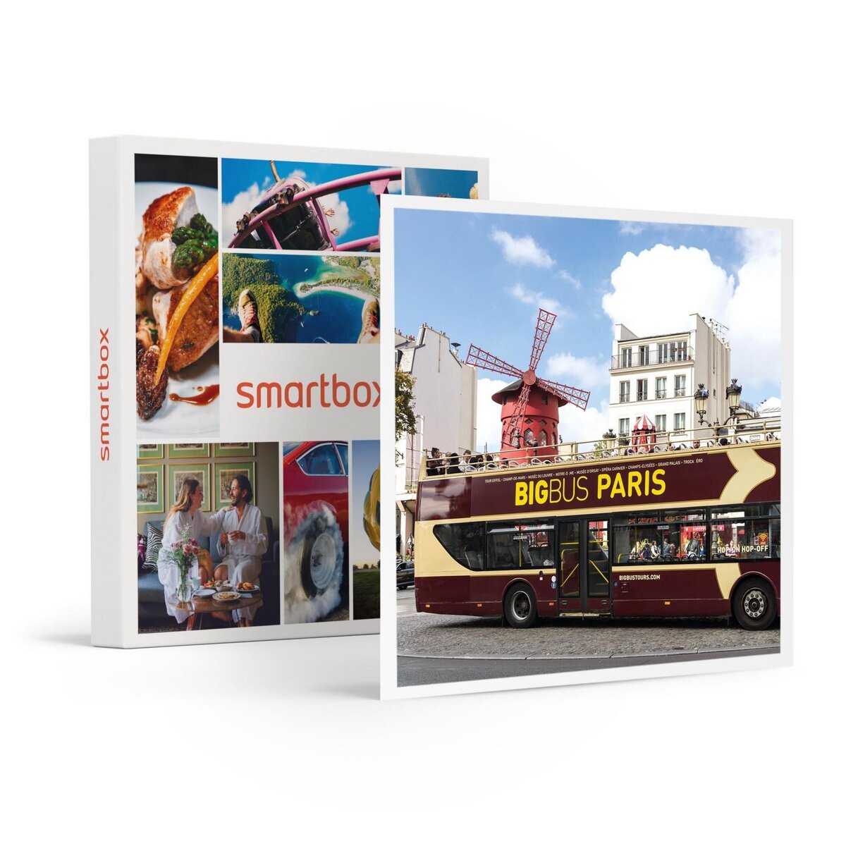 Smartbox Journée touristique à Paris en bus Hop On, Hop Off à impériale - Coffret Cadeau Sport & Aventure
