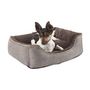 Voir la diapositive 2 : KERBL KERBL Corbeille Samuel - 50 x 40 x 15 cm - Argent et gris - Pour chien