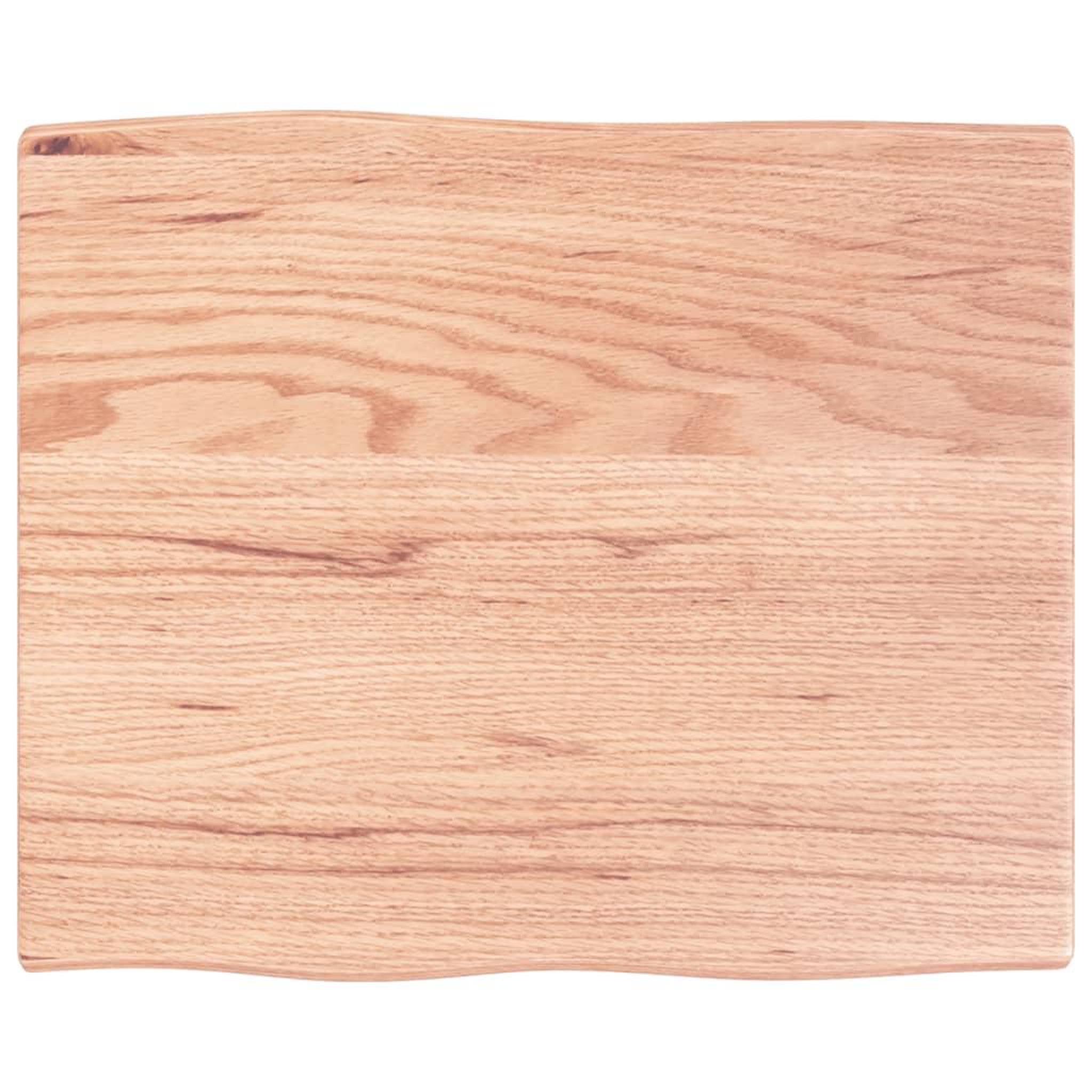 Voir la diapositive 2 : VIDAXL Dessus de table bois chene massif traite bordure assortie