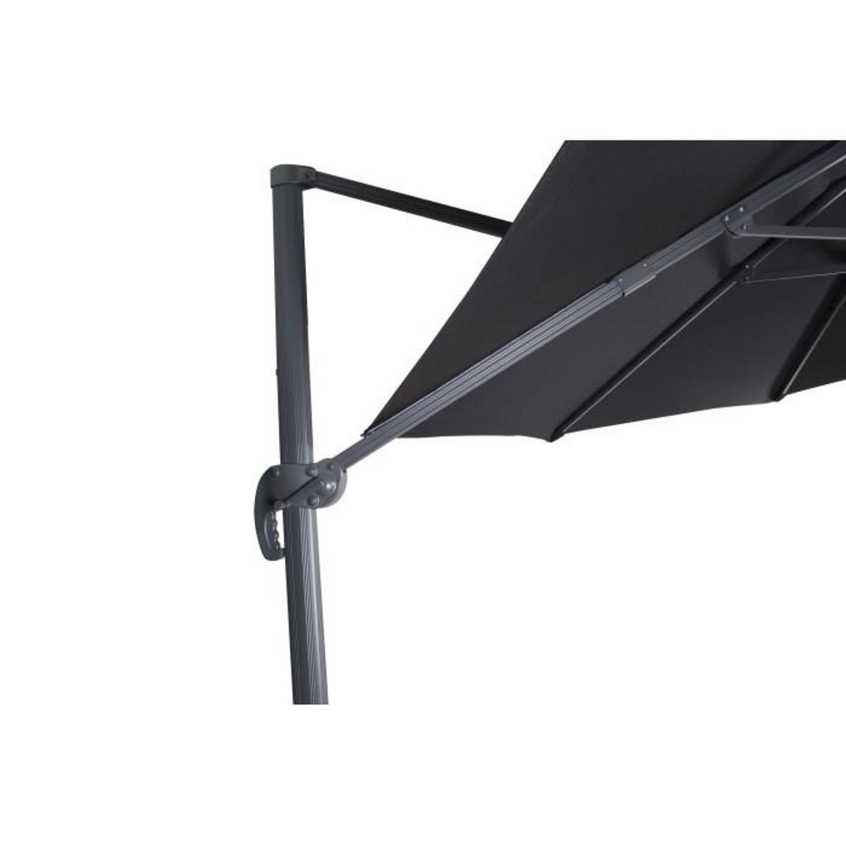 Paris Prix Parasol Déporté Rotatif  Leeds  345cm Noir