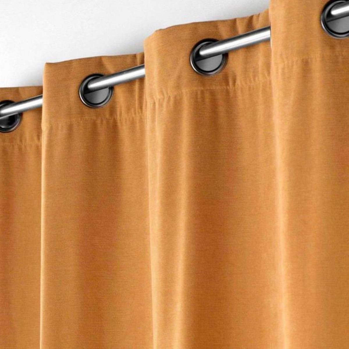 Paris Prix Rideau à Œillets Velours  Novana  135x260cm Miel