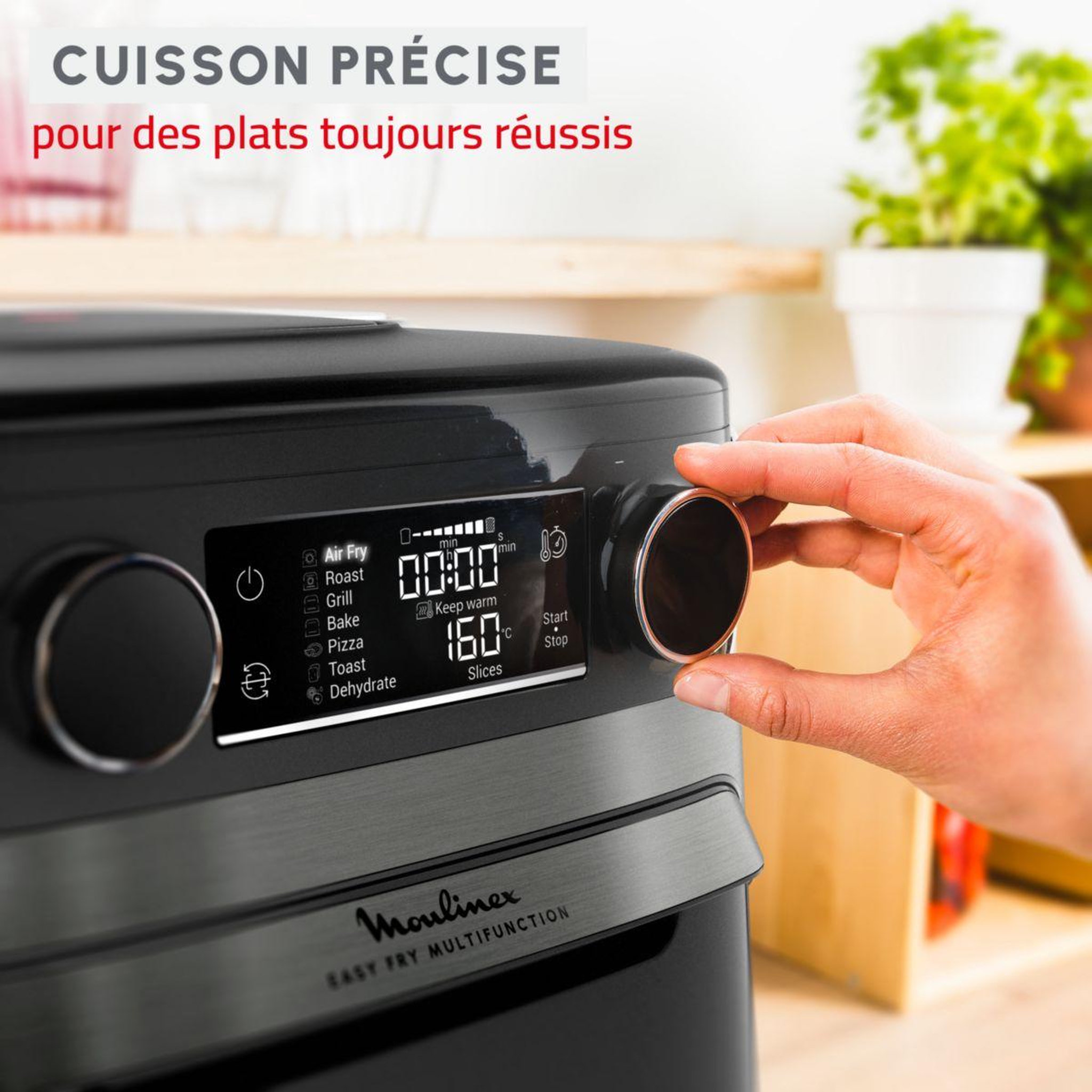 Voir la diapositive 5 : MOULINEX Friteuse sans huile easy fry multifonction 15l al5558f0