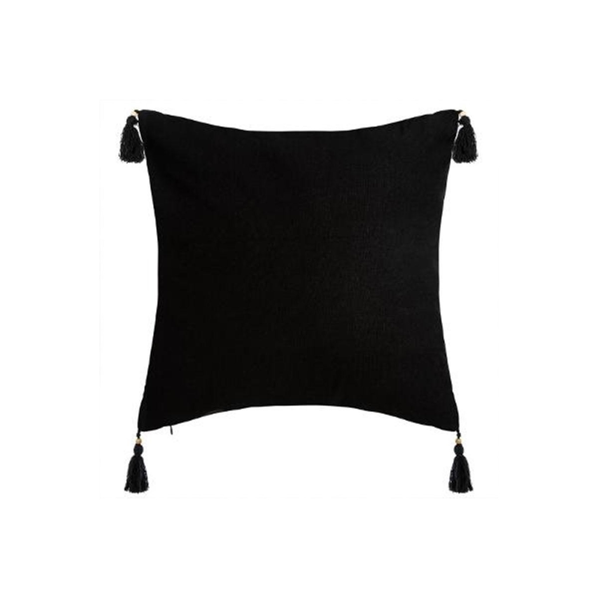 Voir la diapositive 2 : ATMOSPHERA Housse de coussin imprimée  tropique  40x40cm or