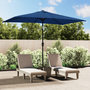 Voir la diapositive 1 : VIDAXL Parasol d'exterieur avec poteau en metal 300x200 cm Azure