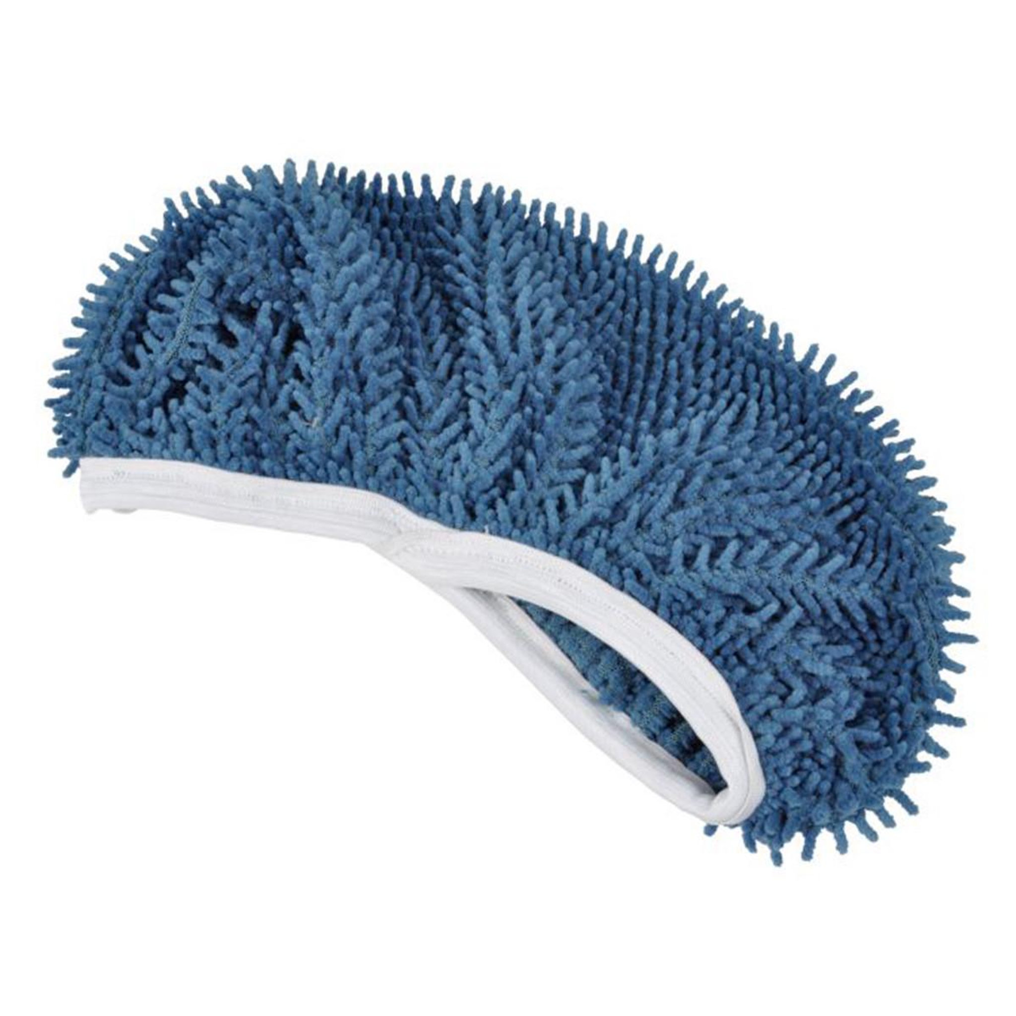 HOMEA Housse pour balai  chenille  23cm bleu paon
