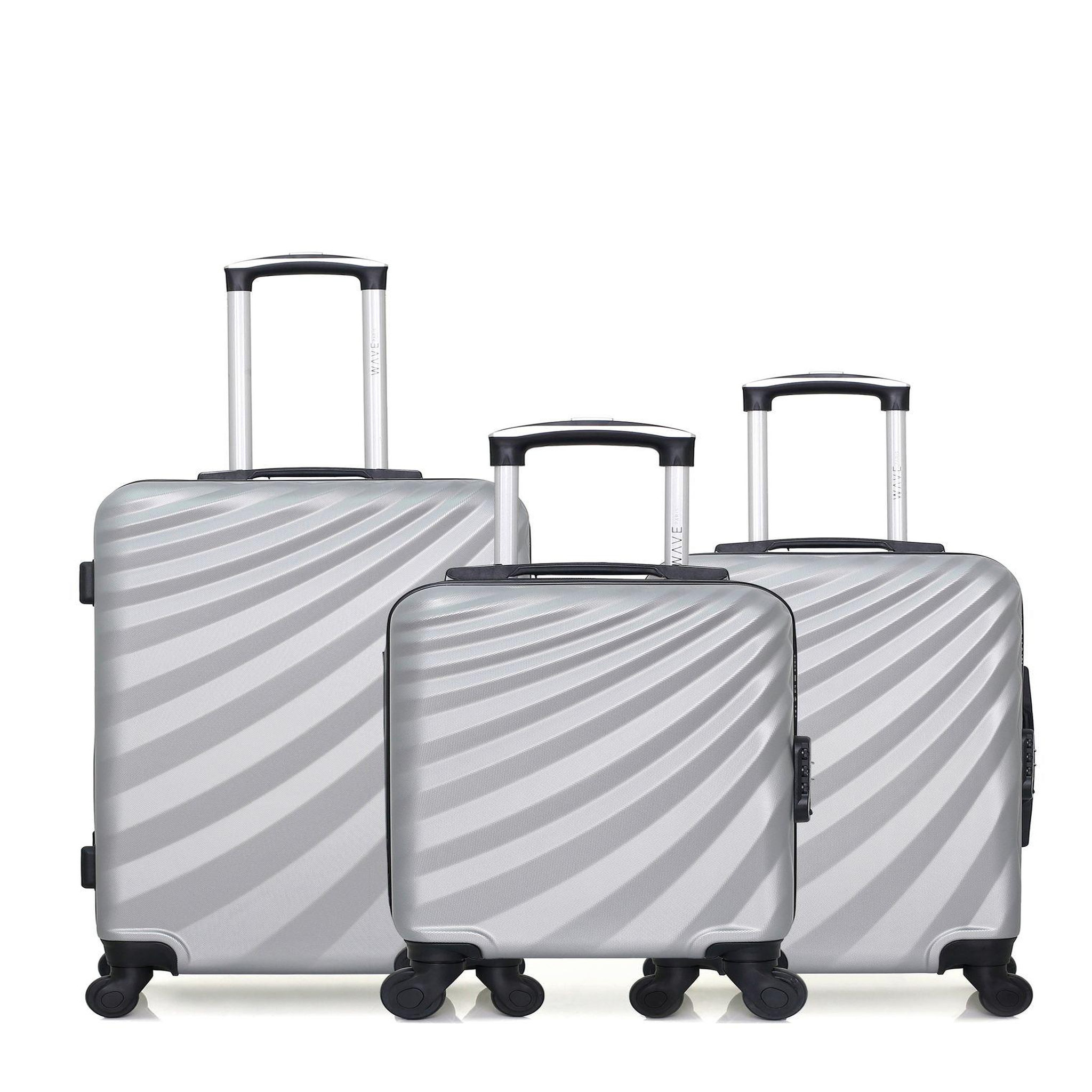 WAVE PARIS Wave paris - lot de 3 - valise weekend, valise cabine et valise cabine xxs danube