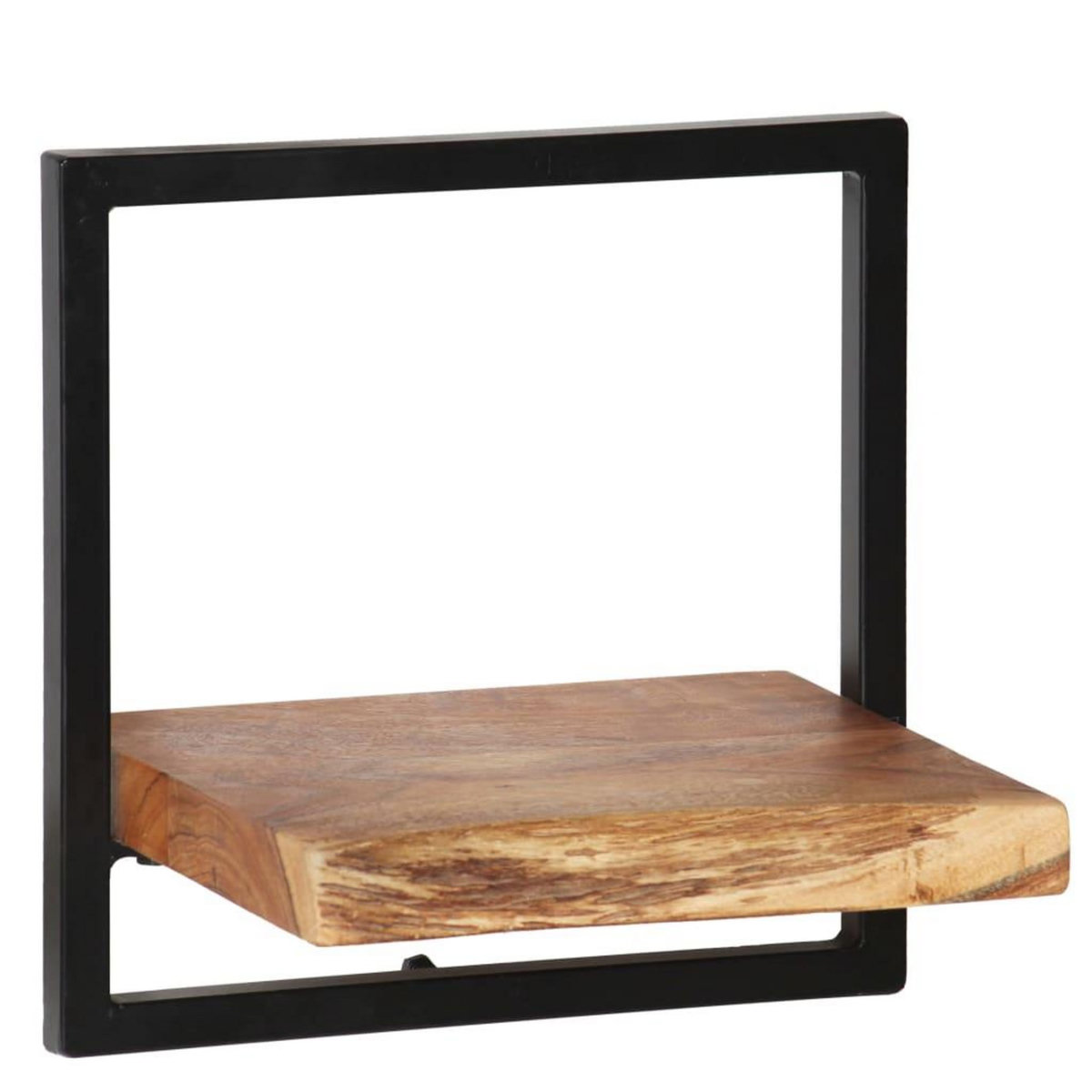 VIDAXL Set d'etageres murales 5 pcs Bois d'acacia massif et acier