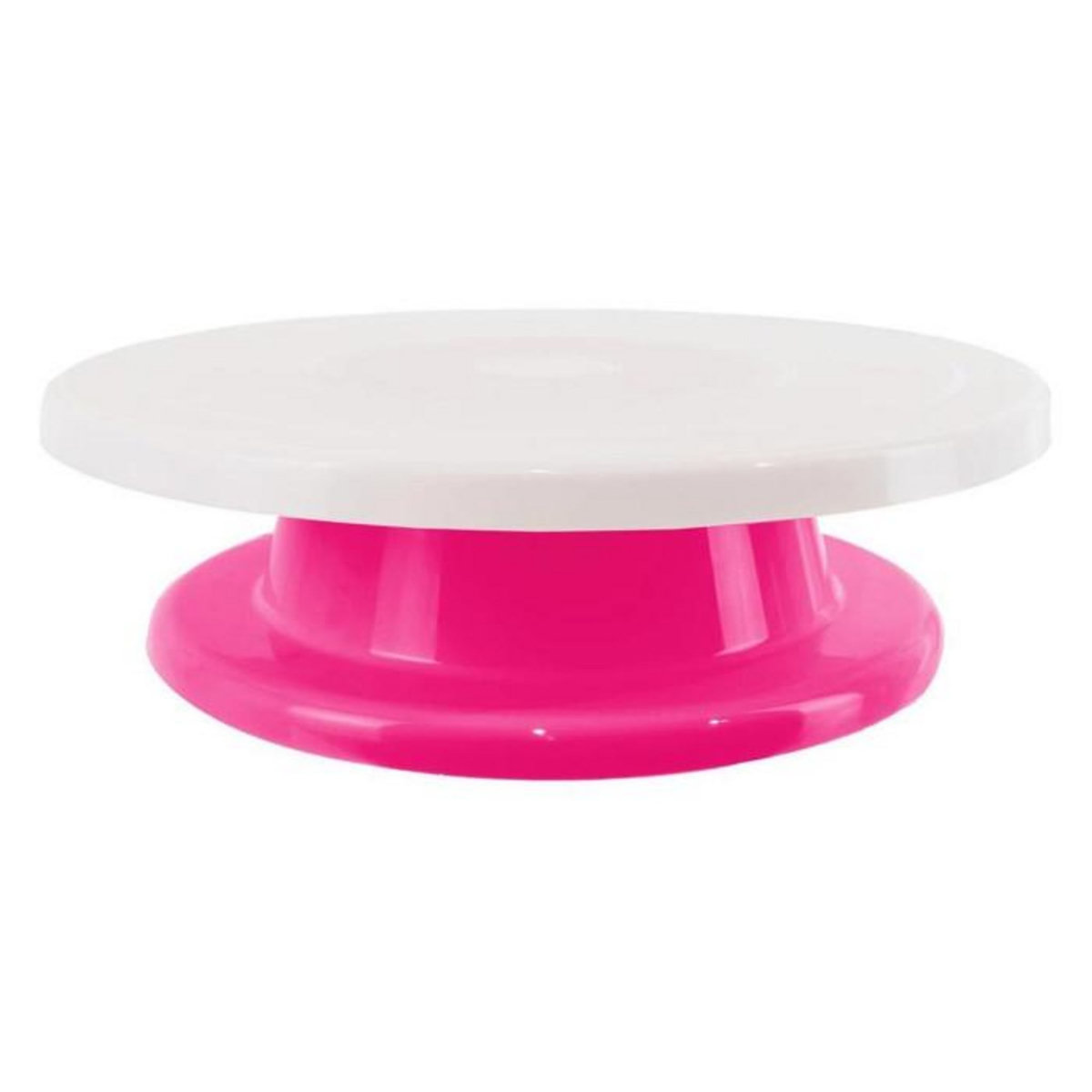 Paris Prix Plateau Tournant  Gâteaux  27cm Rose & Blanc