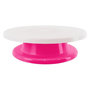 Voir la diapositive 1 : Paris Prix Plateau Tournant  Gâteaux  27cm Rose & Blanc