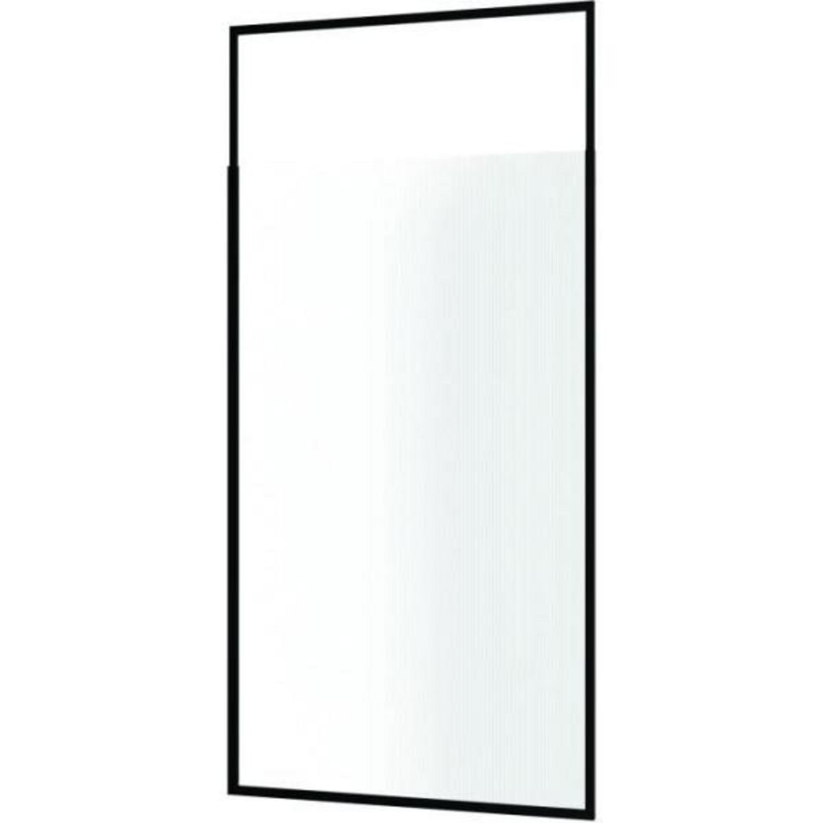 MARKET24 Paroi fixe - HOME GENERATION - Only noir rainure - 120 x 210-265 cm