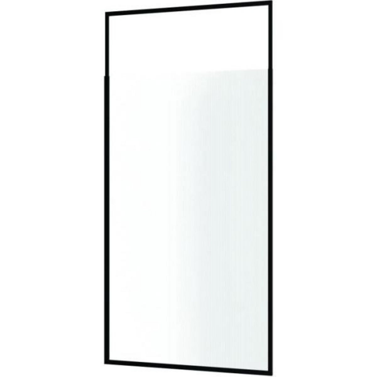 MARKET24 Paroi fixe - HOME GENERATION - Only noir rainure - 120 x 210-265 cm