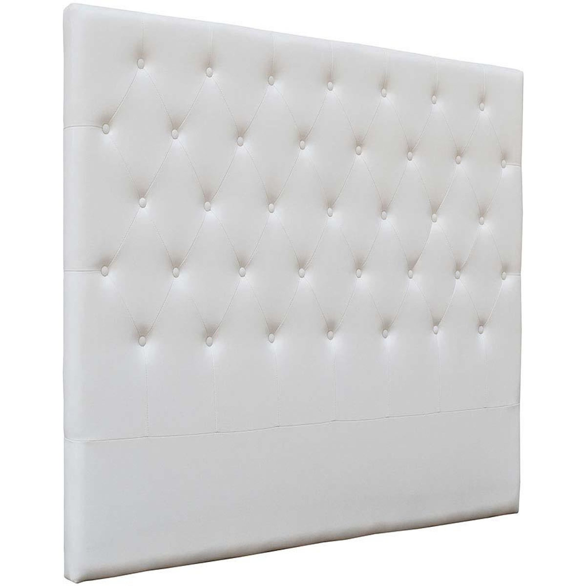 Habitat et Jardin Tête de lit capitonnée  Déco  - 169 cm - Blanc - En PVC