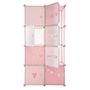 Voir la diapositive 4 : Atmosphera Kids Armoire Penderie Enfants  Univers  124cm Rose