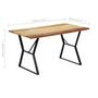 Voir la diapositive 6 : VIDAXL Table a manger 140x80x76 cm Bois de recuperation massif