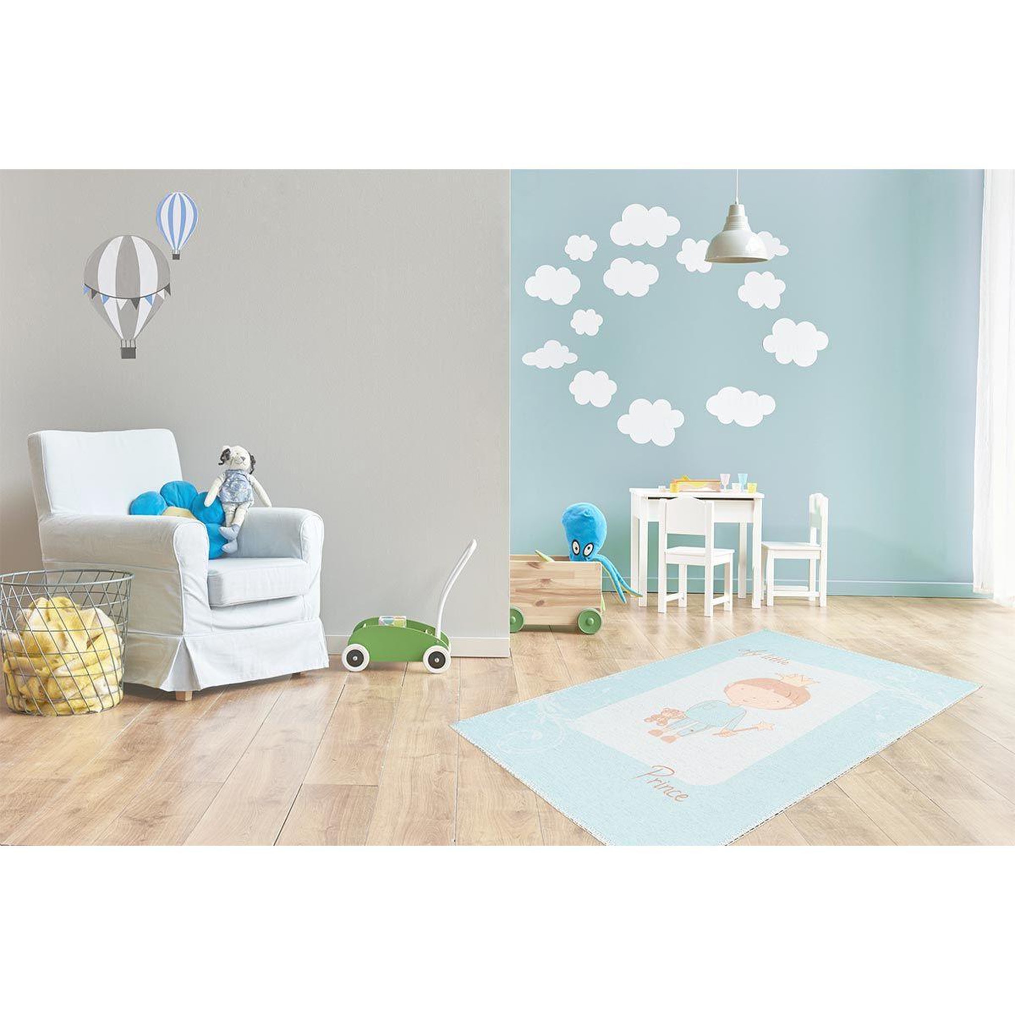 Voir la diapositive 4 : Paris Prix Tapis Enfant Imprimé  Bambini V  Menthe
