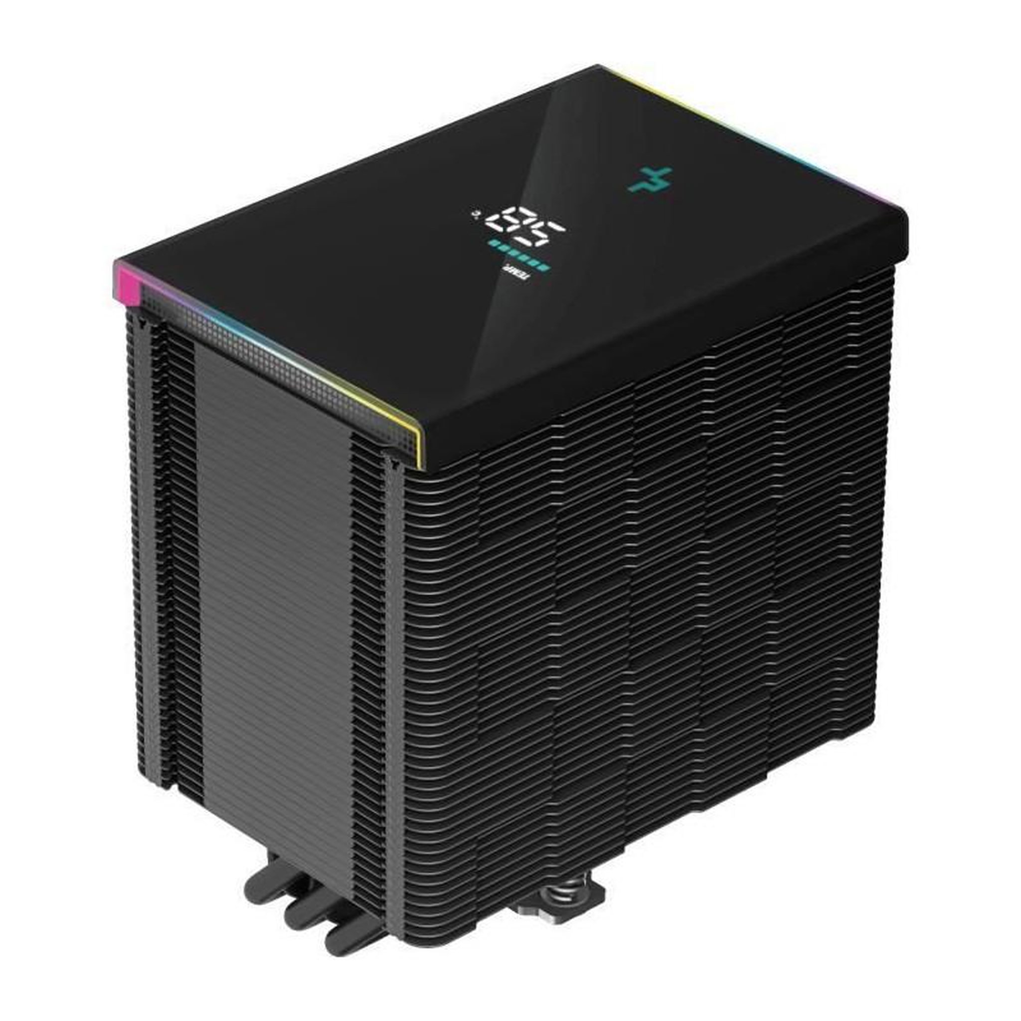 Voir la diapositive 5 : Deepcool DEEPCOOL - AK500 Digital (Noir) - Ventirad CPU - 1x120mm - ARGB - Afficheur Digital