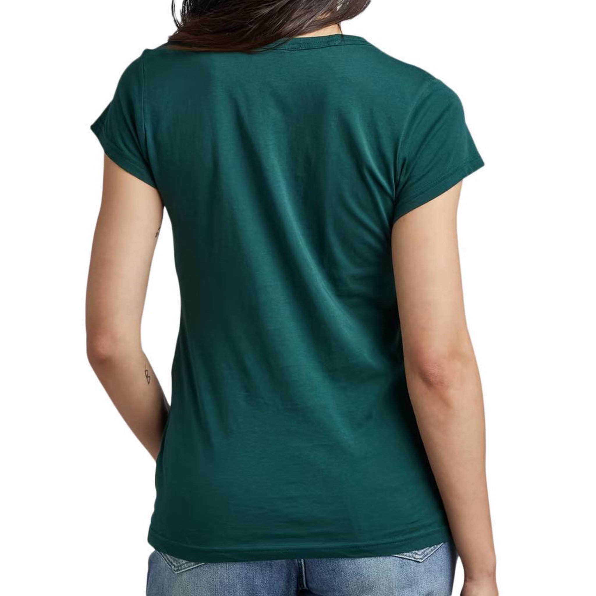 Voir la diapositive 2 : G-Star Raw T-shirt Vert Femme G-Star Raw Eyben