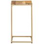 Voir la diapositive 3 : VIDAXL Table d'appoint 35x45x65 cm bois de manguier massif
