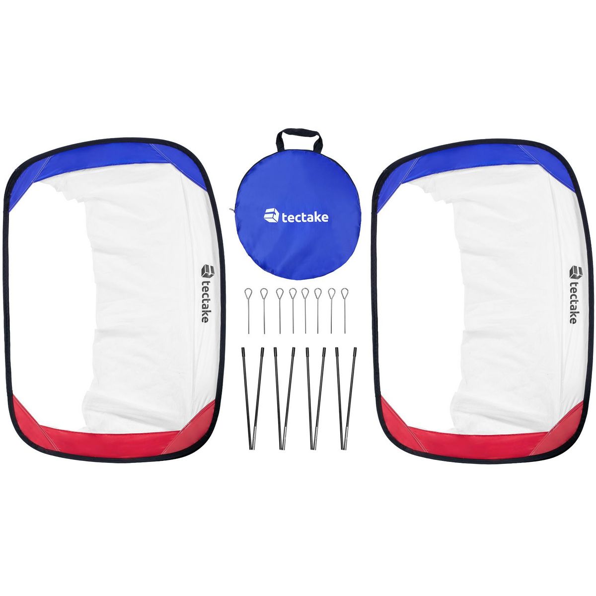 tectake Lot de 2 buts de football auto-déployants France