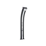 Formidra Douche solaire 40 L Dada Curve Anthracite habillage aluminium brossé - Formidra
