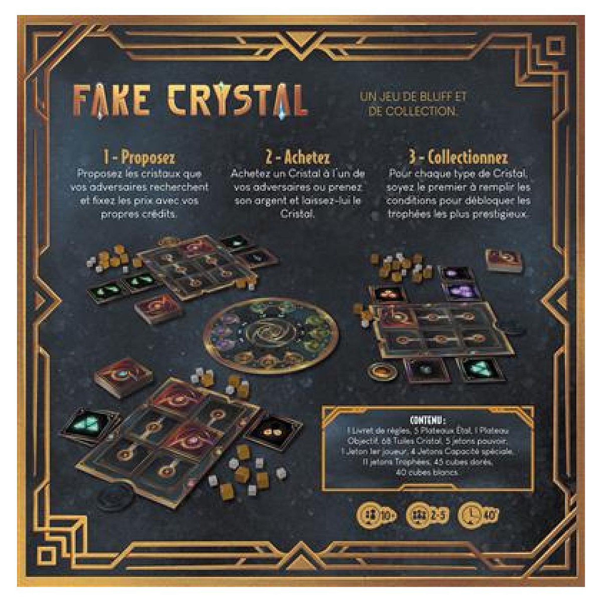 Voir la diapositive 2 : Asmodee Fake Crystal - Jeu de bluff