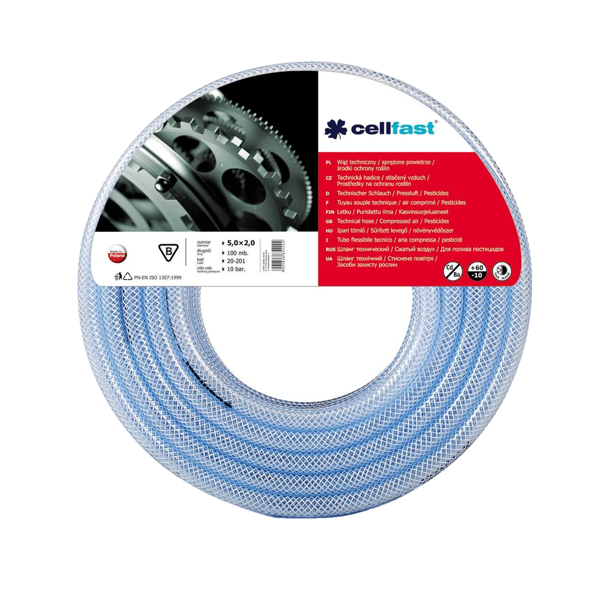 Voir la diapositive 2 : Cellfast Tuyau d'arrosage Cellfast 20-274 50 m textile renforcé
