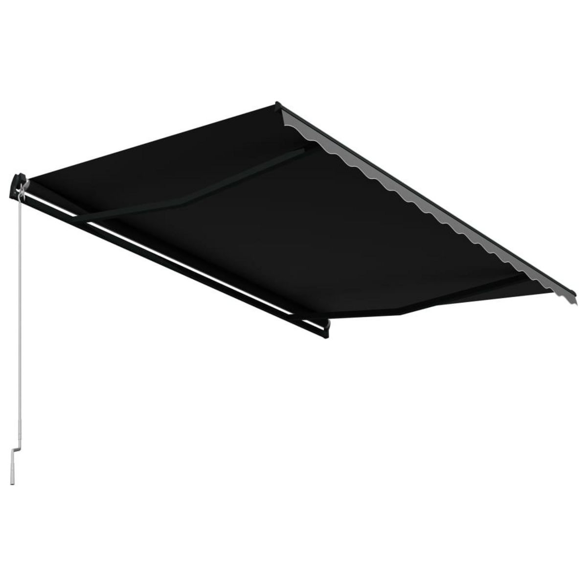 VIDAXL Auvent manuel retractable 450x300 cm Anthracite