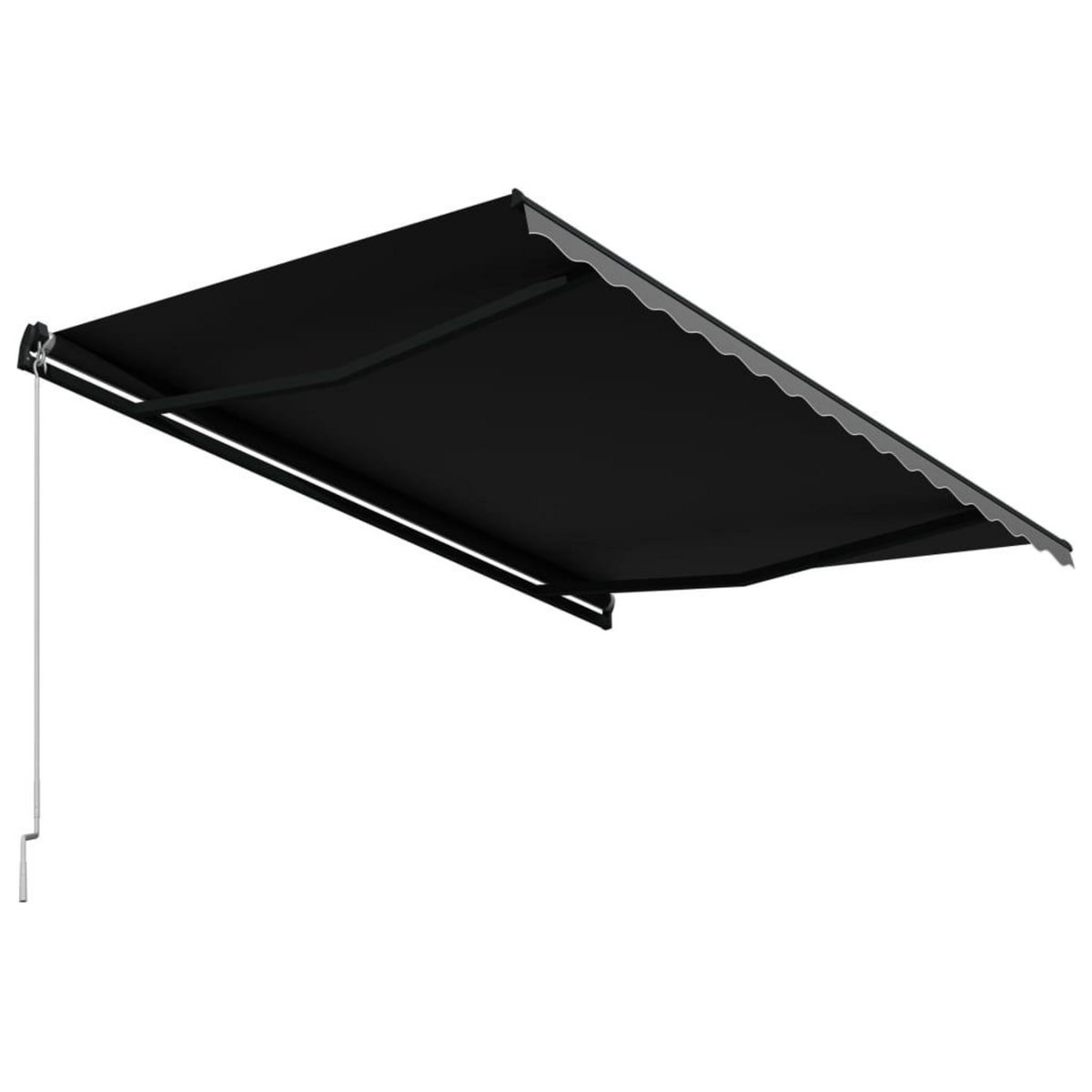 VIDAXL Auvent manuel retractable 450x300 cm Anthracite