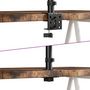 Voir la diapositive 6 : VIDAXL Support de moniteur noir acier VESA 75 100 mm