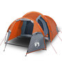 Voir la diapositive 2 : VIDAXL Tente de camping tunnel 2 personnes orange impermeable