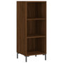 Voir la diapositive 2 : VIDAXL Buffet chene marron 34,5x32,5x90 cm bois d'ingenierie