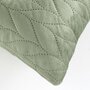 Voir la diapositive 3 : Paris Prix Housse de Coussin en Velours  Daisy  40x40cm Sauge
