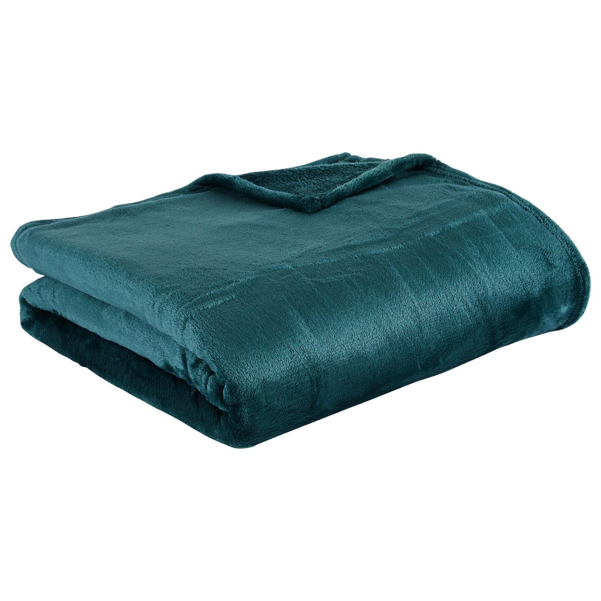 ACTUEL Plaid uni en polyester VELVET